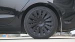 18‘’ Helios Wheel  Covers Matte Black for Model 3 (2024-2026) - Image 3