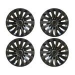 18‘’  Turbine Symmetrical  Wheel  Covers Matte Black for Model 3 (2024-2026)