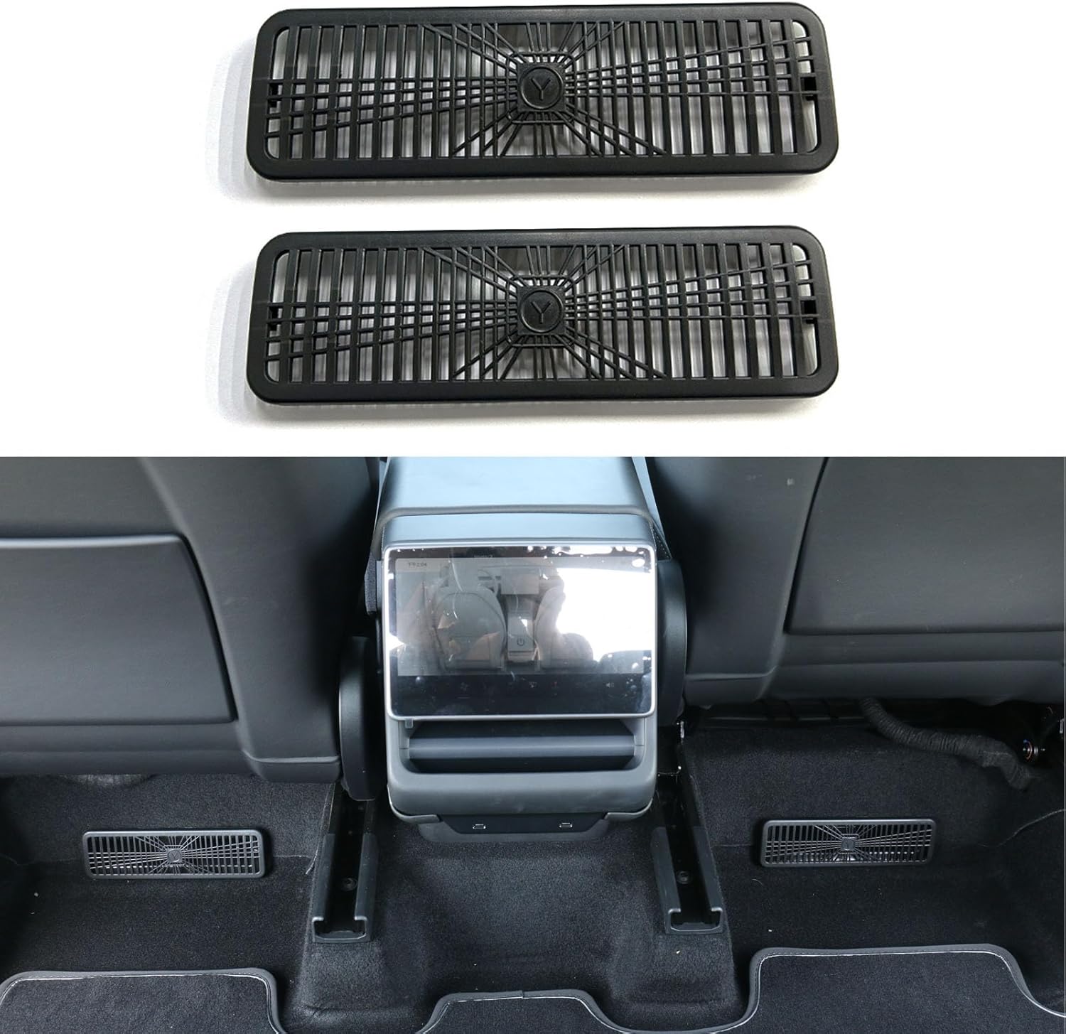 1jpg.jpg Floor Vent Grille For Model Y(2025-2026) - Image 1