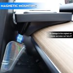 2in1 Magnetic Center Console Screen Storage Tray For Model 3(2021-2023)/Model Y(2022-2024) - Image 7
