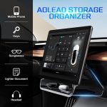 2in1 Magnetic Center Console Screen Storage Tray For Model 3(2024-2026) - Image 2