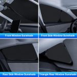 Privacy Curtains & Full Windows Sunshade For Model 3 (2021-2026) - Image 3