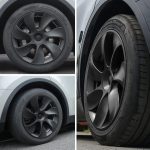 19‘’ Turbine Symmetrical Wheel Covers Matt Black Type A for Model Y(2022-2024) - Image 8