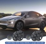 19‘’ Bladed Wheel Covers Matt Black For Model Y(2025-2026) - Image 6