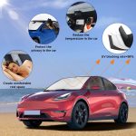 Privacy Curtains & Full Windows Sunshade For Model Y - Image 9