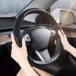 Steering Wheel Grip Grab Cover For Model 3(2019-2023)/Y(2022-2024) - Image 2