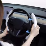 Steering Wheel Grip Grab Cover For Model 3(2019-2023)/Y(2022-2024) - Image 3