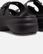 Crocs Women's Saturday Platform Sandal Black - Image 6