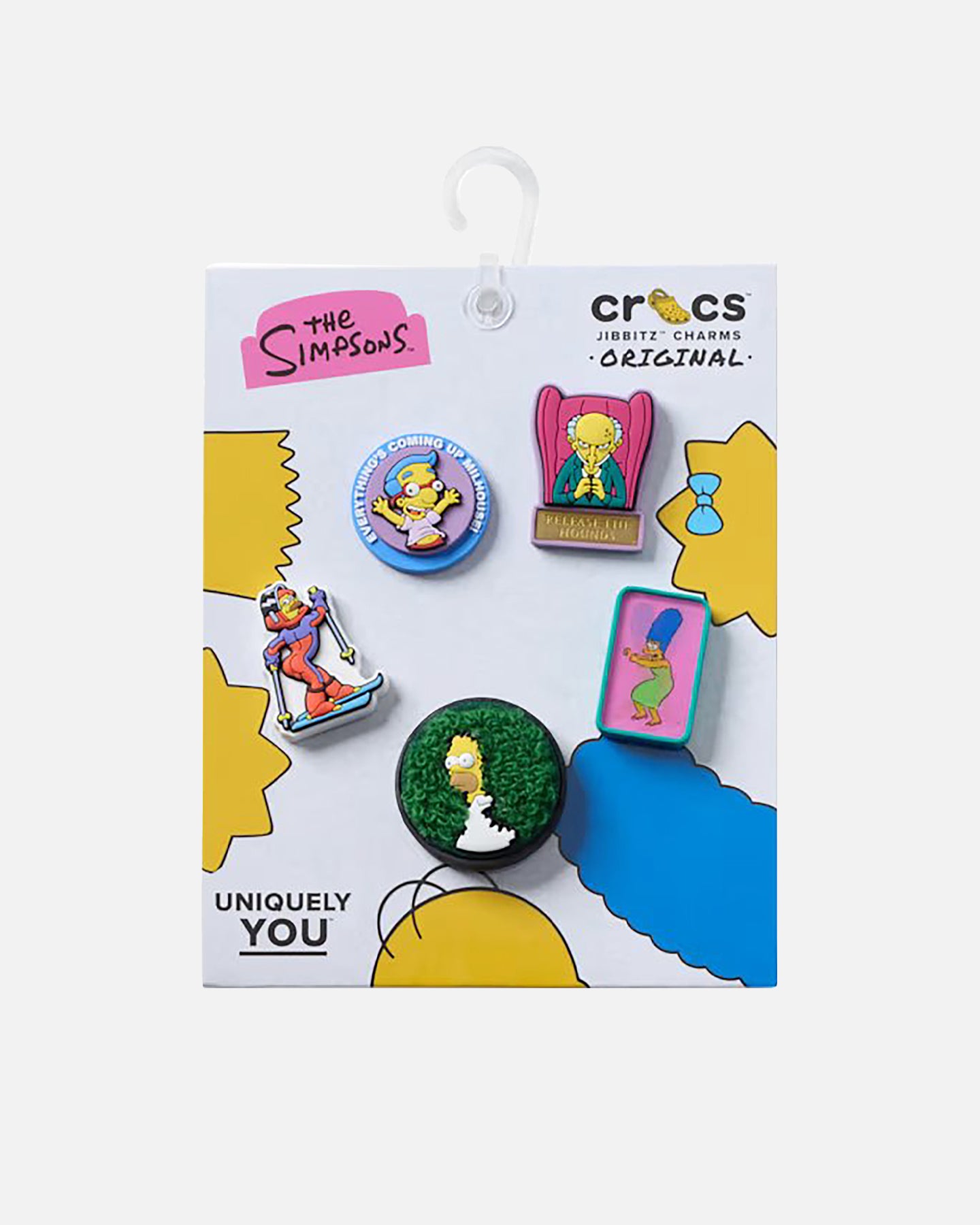06011082-YM041_default_000010.jpg Crocs The Simpsons Meme Jibbitz™ Charms 5 Pack Multi - Image 1