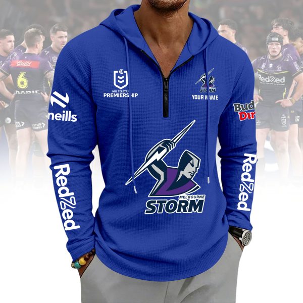 ABSLPC299150 MBSTORM Man Lightweight Quarter Zip Pullover Hoodie