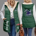 ABALPC2896 MBSTORM Women's Hooded Fleece Vest - Image 3