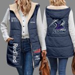 ABALPC2896 MBSTORM Women's Hooded Fleece Vest - Image 6