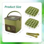 🥳2026 HOT SALE🥳💞50K+ SOLD!🧊Portable Ice Maker with Lid and Storage Box (48 cubes) - Image 11