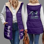 ABALPC2896 MBSTORM Women's Hooded Fleece Vest - Image 5