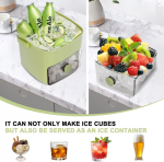 🥳2026 HOT SALE🥳💞50K+ SOLD!🧊Portable Ice Maker with Lid and Storage Box (48 cubes) - Image 8