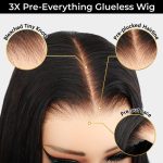Sale Happening Now: 50% OFF – Pre-Cut Lace Wig · Seamless Natural Blend - Image 8