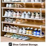 Retractable Cabinet Hanging Shelf Organiser – Carbon Steel, No Drilling, Doubles Storage Space (White / Black) - Image 5