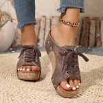 Women's Retro Summer Sandals –Comfortable Wedge Summer Slippers - Image 15