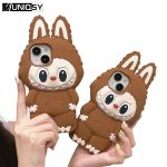 Labubu Shockproof Silicone iPhone Case – Cute 3D Character - Image 8