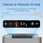 EUHOMY 12V Portable Refrigerator - 35L Dual Zone Cooling - Image 6