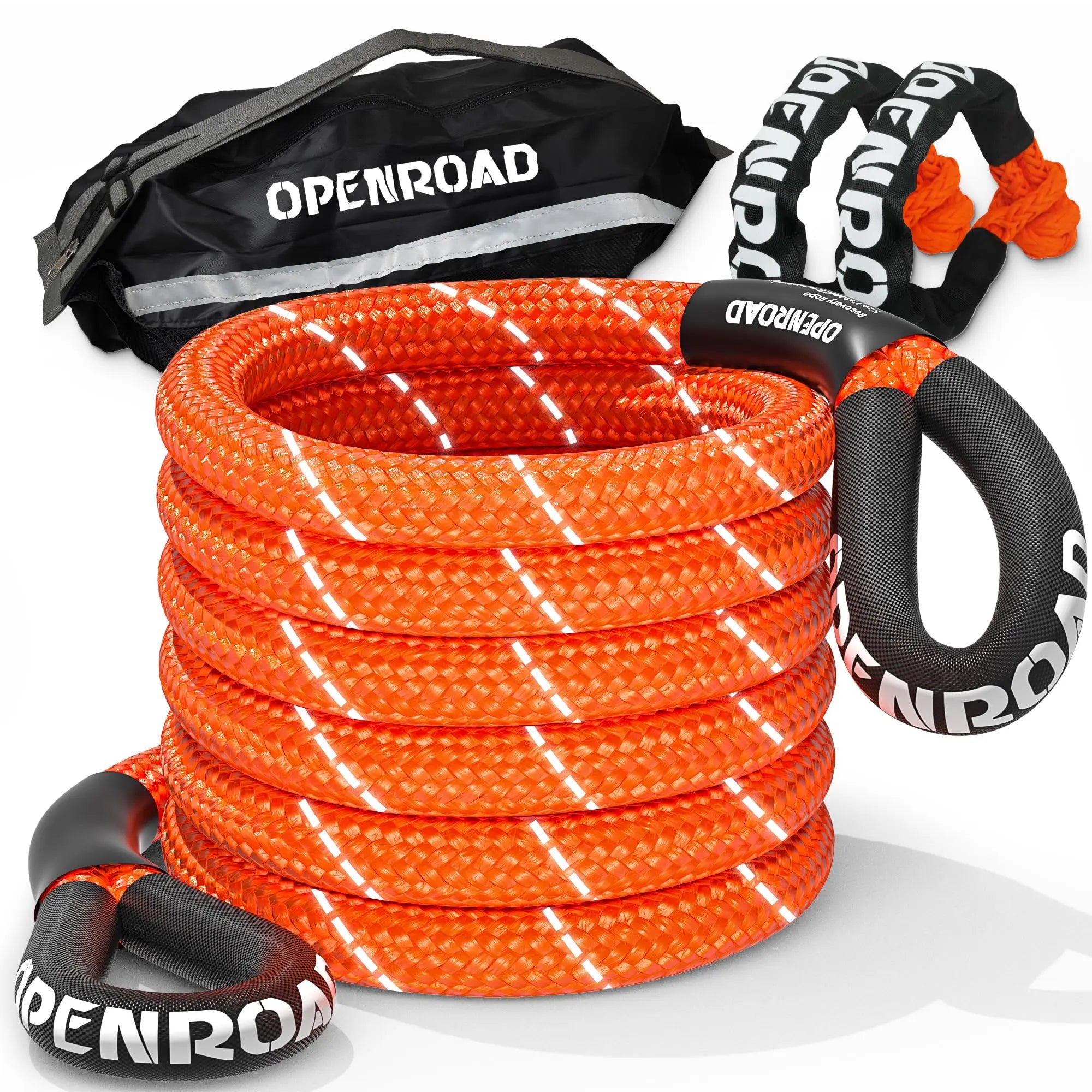 1_fd5ce8df-dd46-4661-bba7-34b46a3e3554.jpg Kinetic Recovery Rope – 36,000 LBS Breaking Strength - Image 1