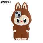 Labubu Shockproof Silicone iPhone Case – Cute 3D Character - Image 3