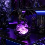 🔮🐉Gothic Dragon LED Crystal Ball Lamp for Dark Aesthetic Decor - Image 7