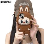 Labubu Shockproof Silicone iPhone Case – Cute 3D Character - Image 6