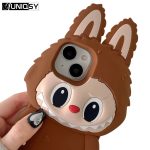 Labubu Shockproof Silicone iPhone Case – Cute 3D Character - Image 7