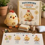 🧵DIY Patchwork Animal Kit – Create Your Own Adorable Animals - Highland Cattle - Image 4